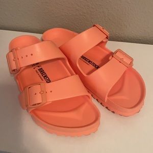 Coral Foam Birkenstocks